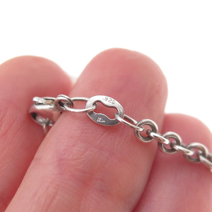 James Avery 925 Sterling Silver Vintage Rolo Chain Necklace 24"