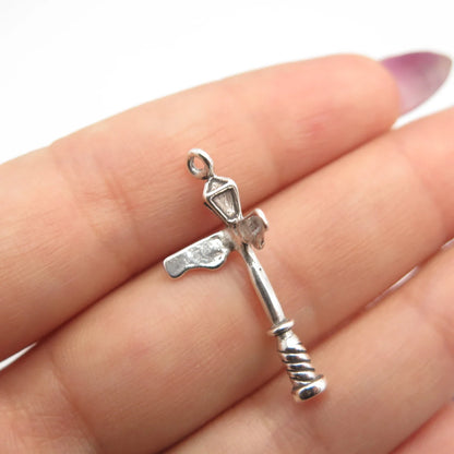925 Sterling Silver Vintage Street Light Pendant
