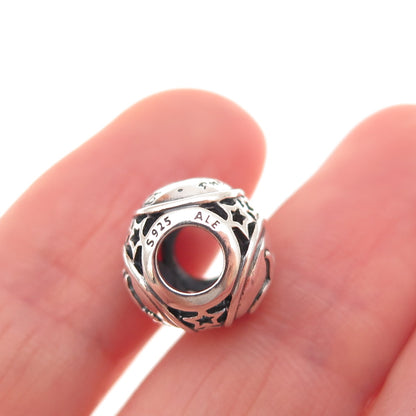 Pandora 925 Sterling Silver Taurus Zodiac Sign Slide Bead Charm