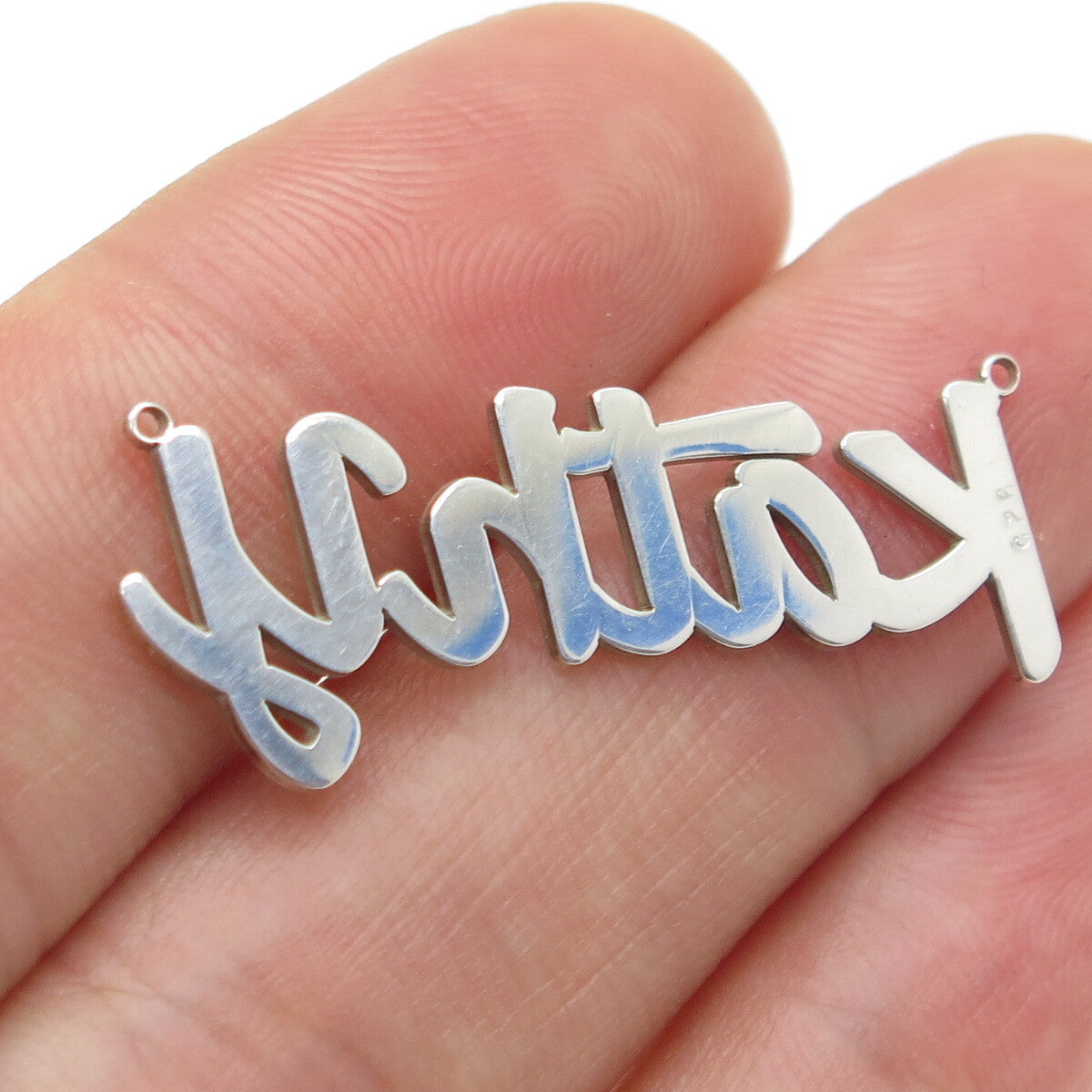 925 Sterling Silver "Kathy" Personalized Centerpiece Pendant