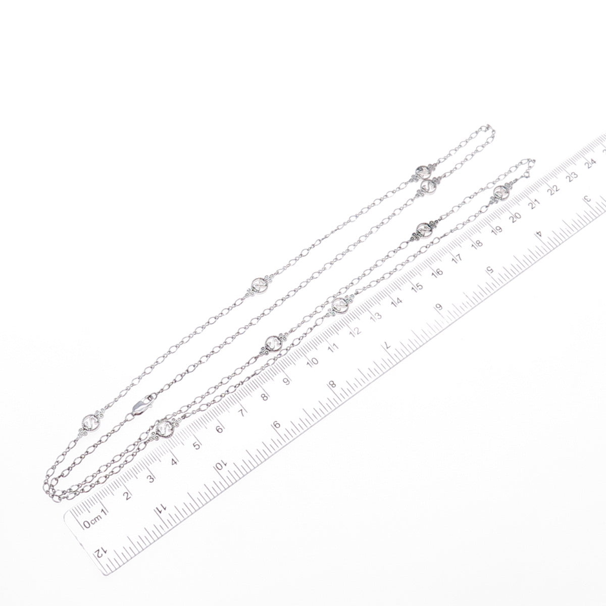 925 Sterling Silver Open Heart By The Yard Twisted Chain Necklace 36"