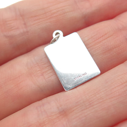 925 Sterling Enamel Biological Clocks That Give Us Nothing But Fear Mini Pendant
