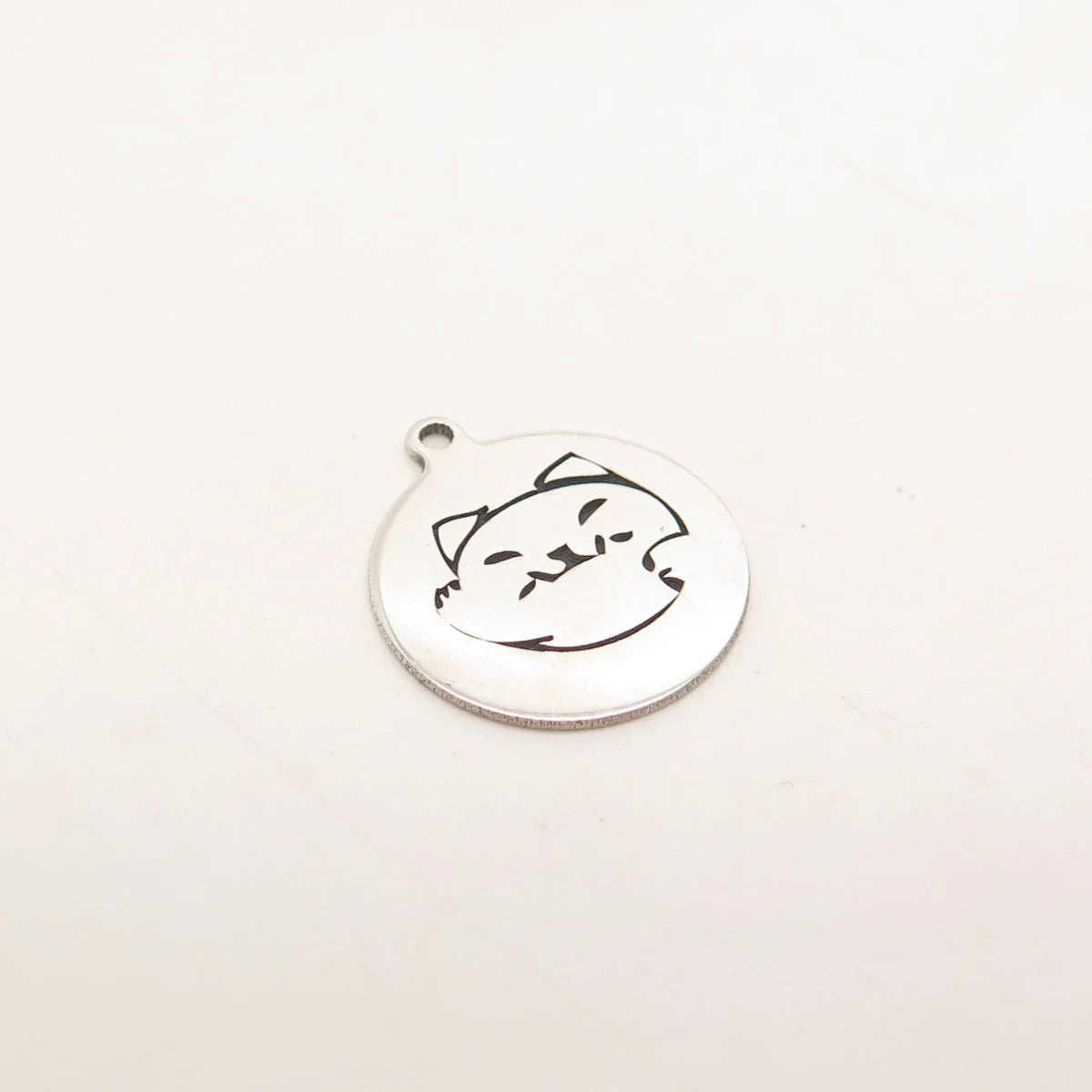 925 Sterling Silver USA Two In Town Waving Shiba Inu Dog Charm Pendant