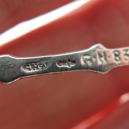 GEBR. HUISMAN GH3 833 Silver Antique Dutch Brussels Coat of Arms Coffee Spoon