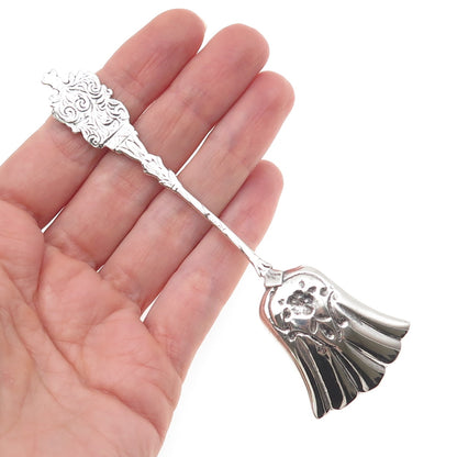 Christoph Widmann 800 Silver Antique Germany Enamel Berlin Dessert Spoon