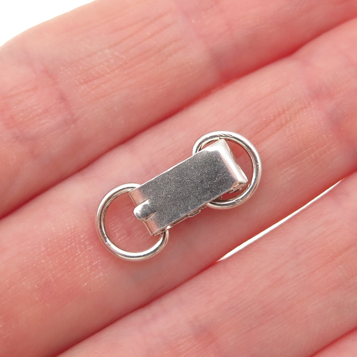925 Sterling Silver Vintage Bracelet / Necklace Lock Clasp
