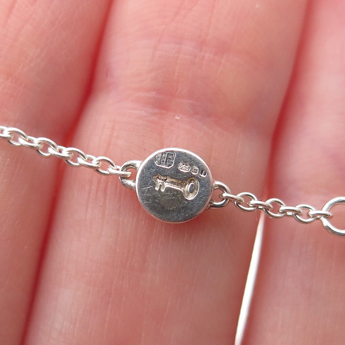 Theo Fennell 925 Sterling Silver Vintage London Cable Chain Necklace 16-18"