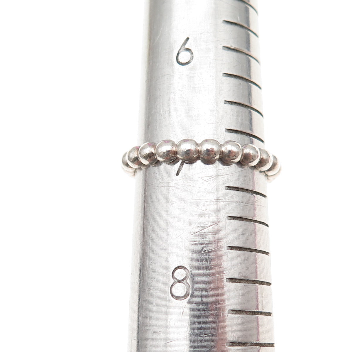 Mejuri 925 Sterling Silver Bubble Band Ring Size 7