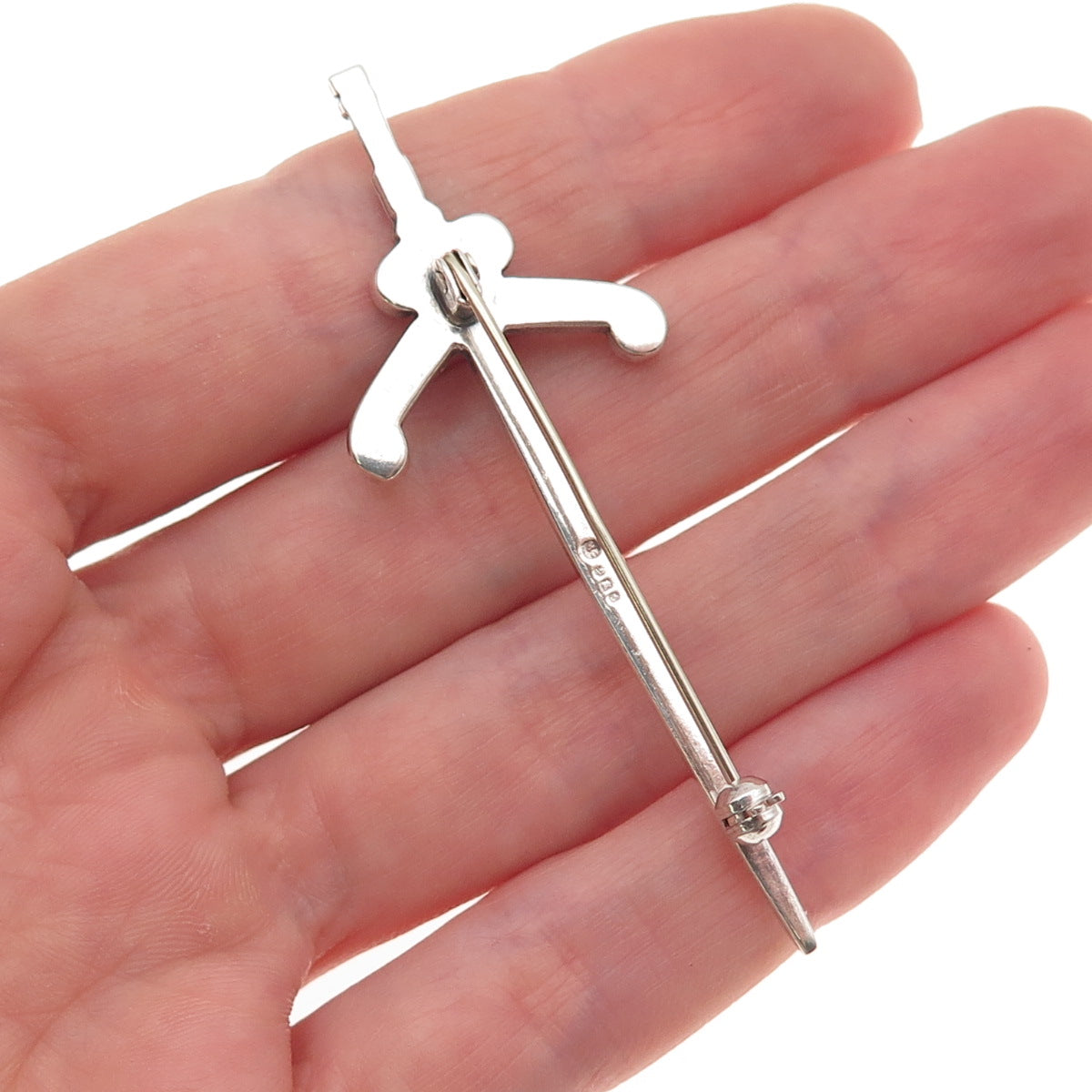Malcolm Gray Ortak Silvercraft Sterling Vintage 1981 Scottish Kilt Pin Brooch