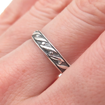 Laurel Elliot Sterling Silver Vintage Hope is The Life of Love Band Ring Size 9