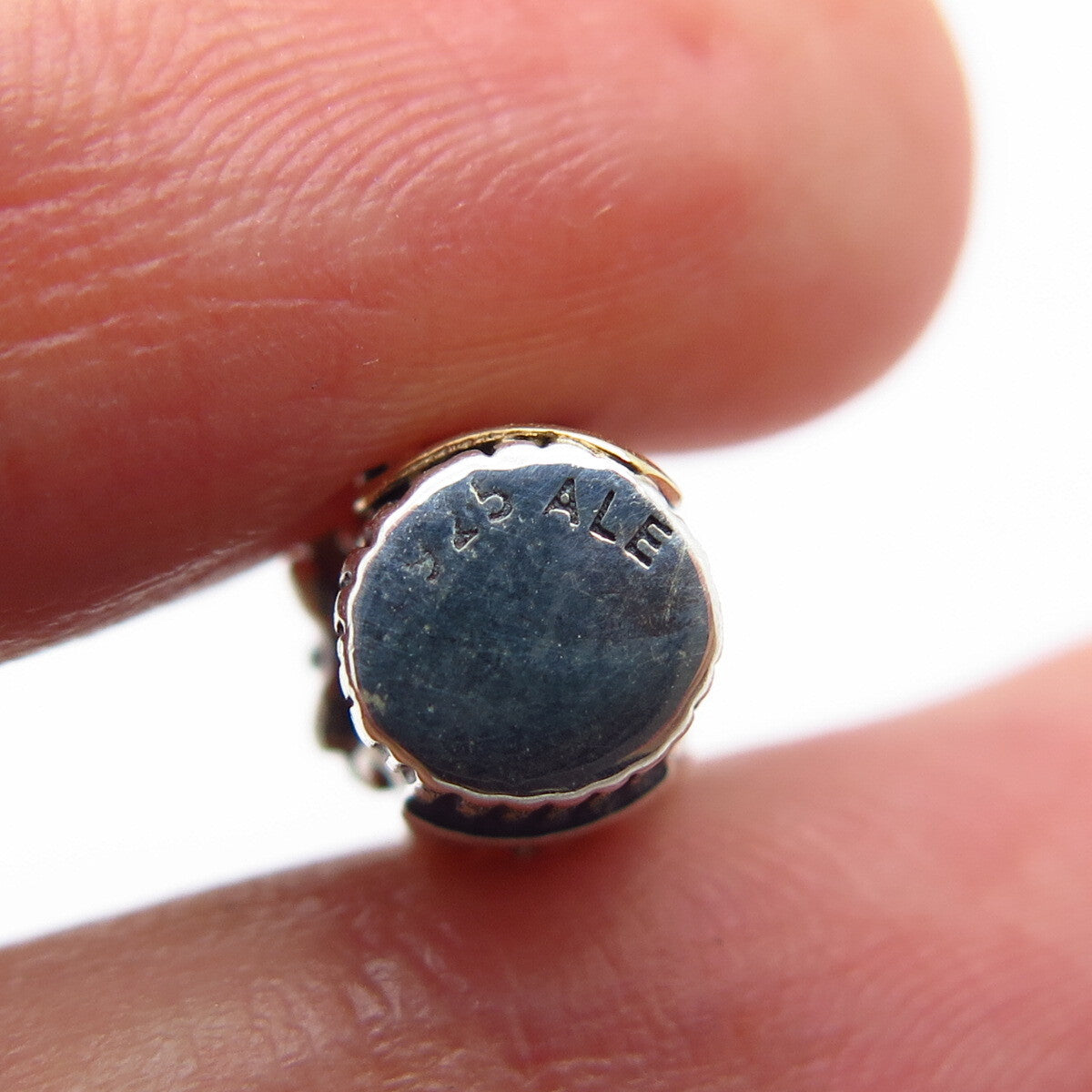 925 Sterling Silver / Gold Pandora ''Love'' Flower Pot Bead Charm
