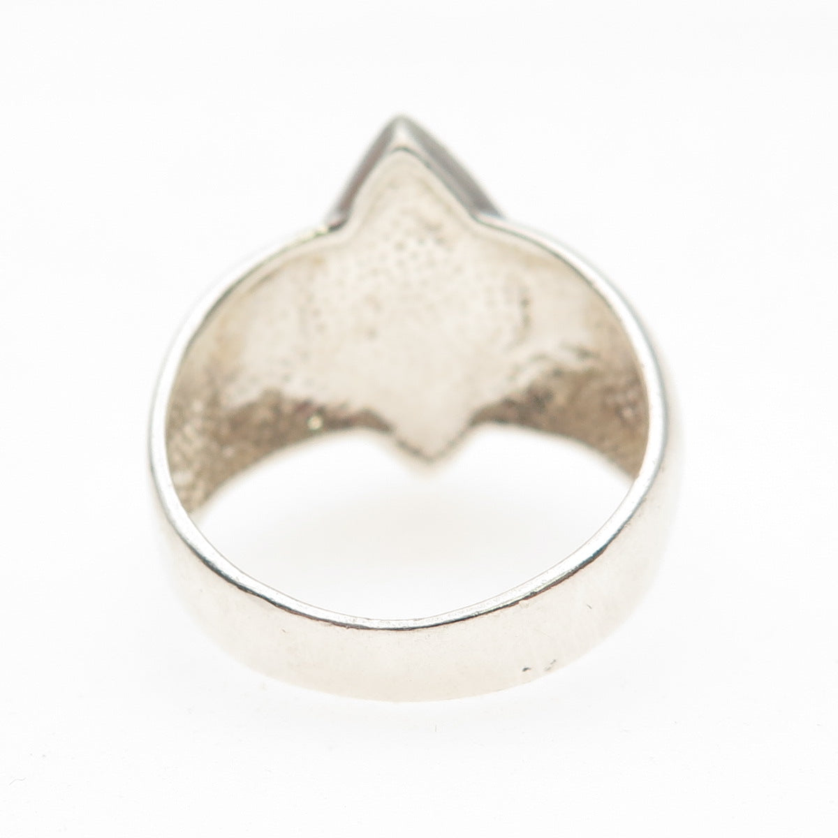 Shube 925 Sterling Silver Vintage Real Turquoise Modernist Ring Size 9