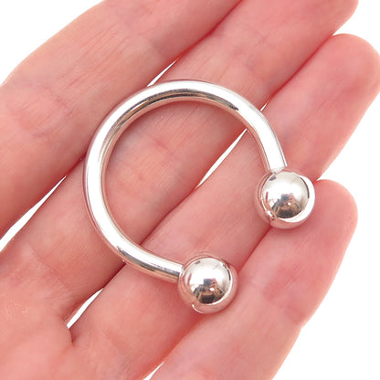 Tiffany & Co. 925 Sterling Silver Vintage 2001 Screw-Off Ball Key Ring
