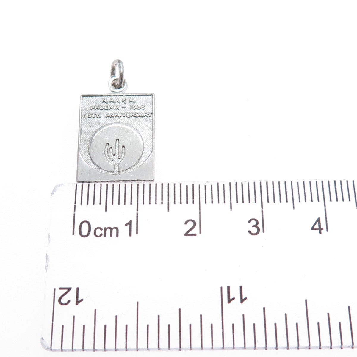925 Sterling Silver Vintage 1985 NAIFA Phoenix 25th Anniversary Charm Pendant