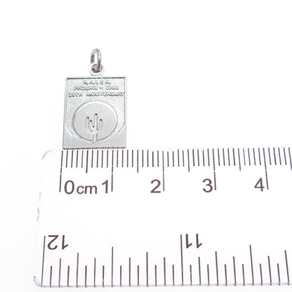 925 Sterling Silver Vintage 1985 NAIFA Phoenix 25th Anniversary Charm Pendant