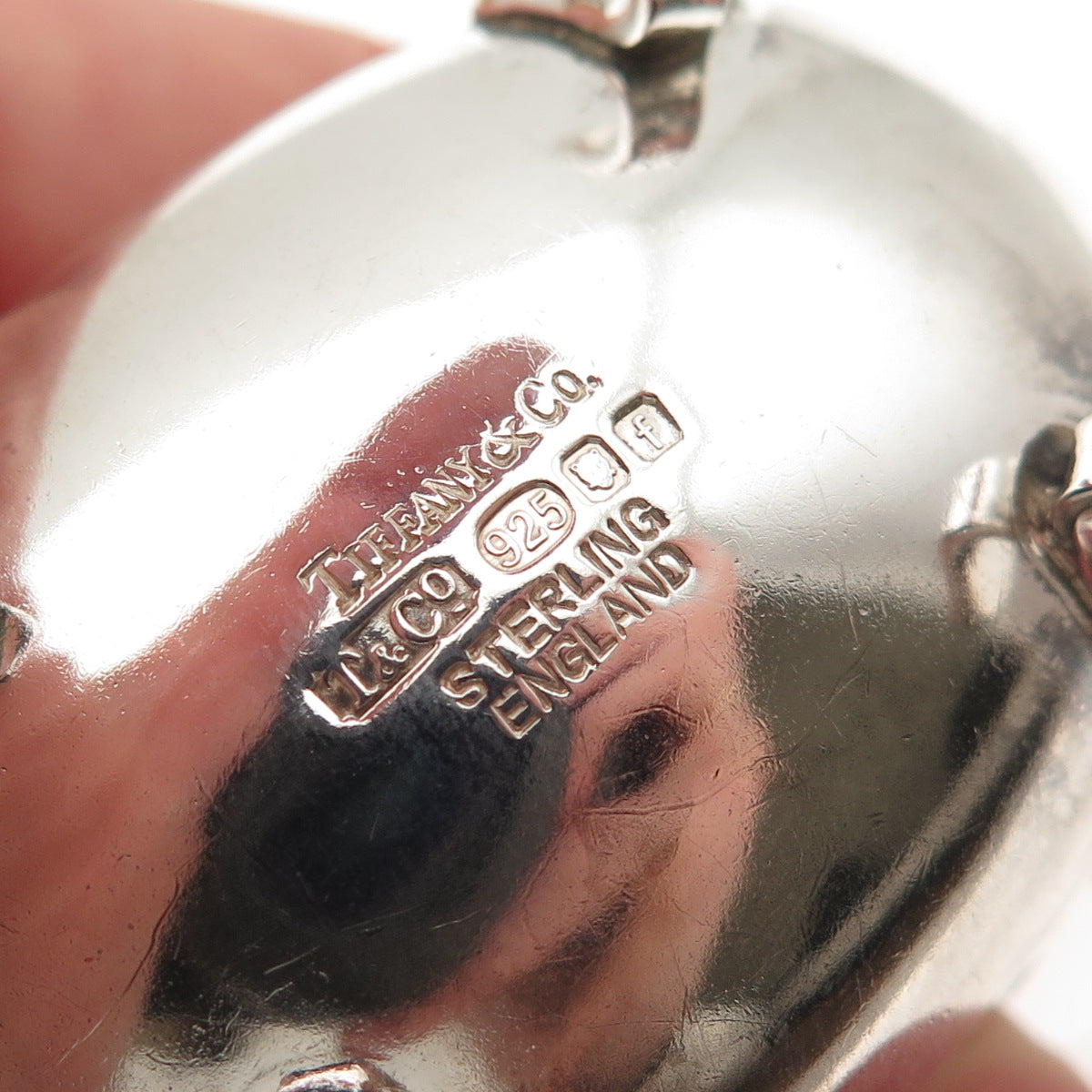 TIFFANY & CO. 925 Sterling Silver Glass Vintage 2005 Mustard Pot / Insert