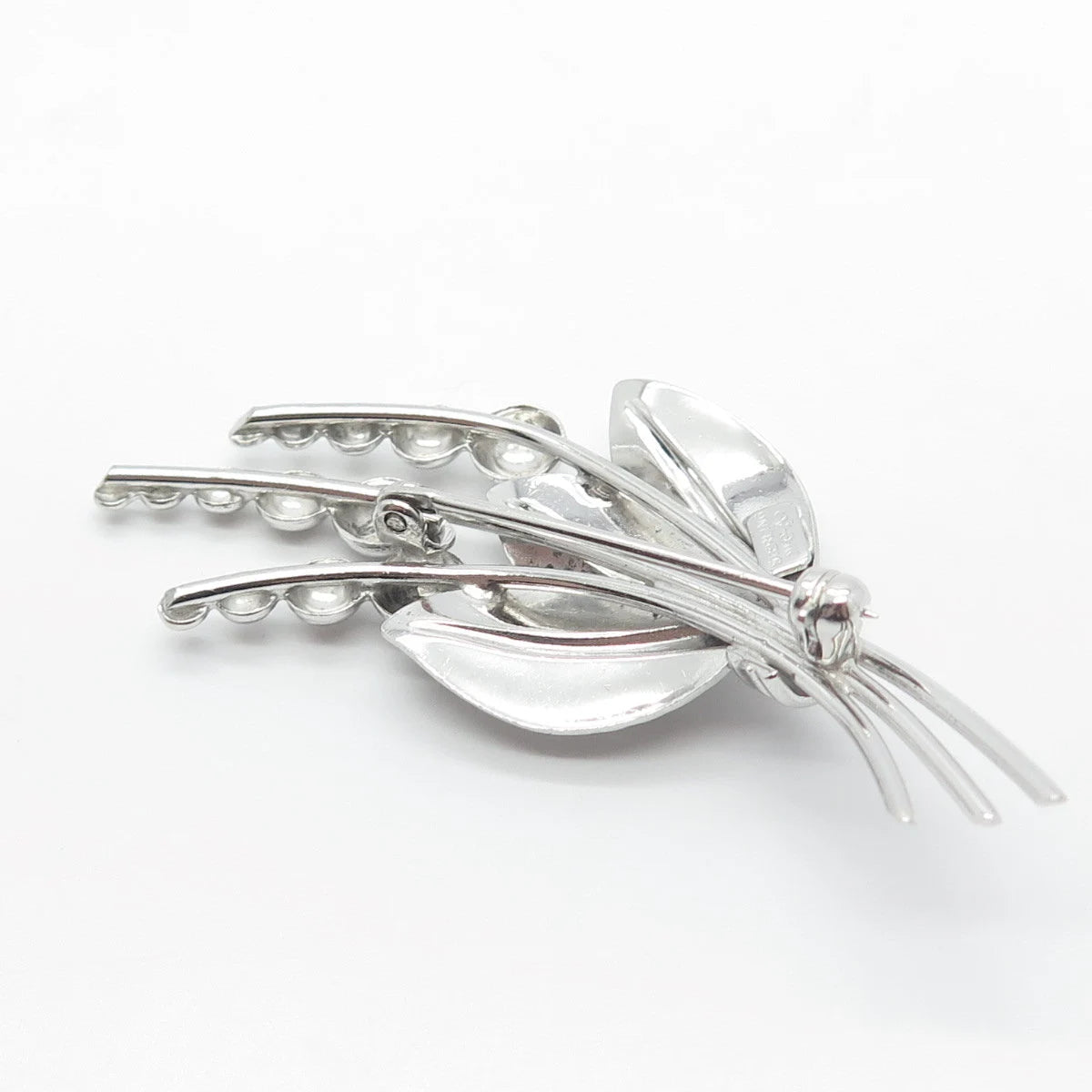 925 Sterling Silver Vintage Carl Art Floral Pin Brooch