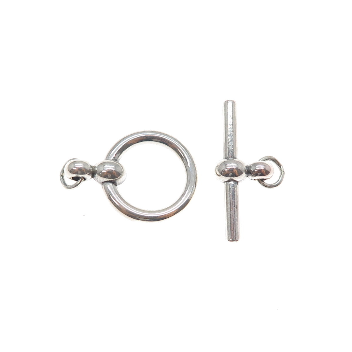 PROCHAIN 925 Sterling Silver Vintage Bracelet / Necklace Toggle Lock Clasp