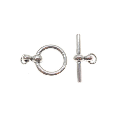 PROCHAIN 925 Sterling Silver Vintage Bracelet / Necklace Toggle Lock Clasp