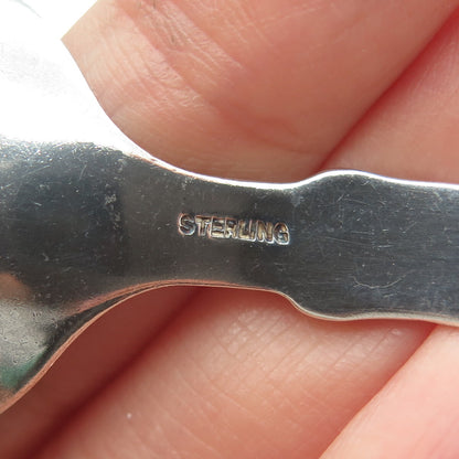 925 Sterling Silver Antique Art Deco Minnesota States & Cities Coffee Spoon