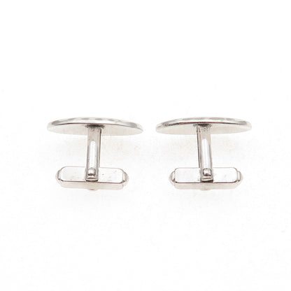 Anson 925 Sterling Silver Antique Art Deco Oval Cufflinks