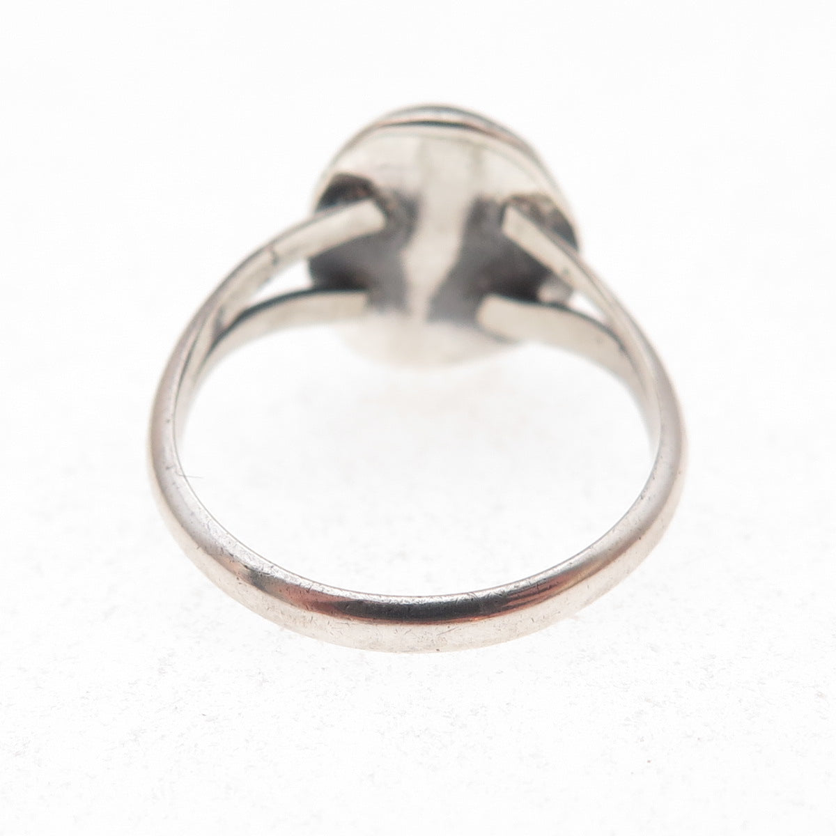 Old Pawn 925 Sterling Silver Vintage Southwestern Turquoise Tribal Ring Size 7