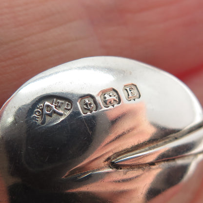 ADIE BROTHERS 925 Sterling Antique 1929 Birmingham Bakelite Coffee Bean Spoon