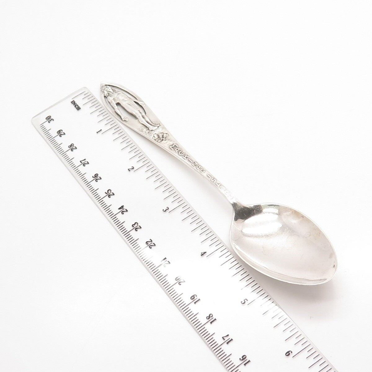 925 Sterling Silver Antique Charles M. Robbins States & Cities Michigan Spoon
