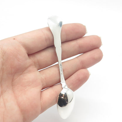 925 Sterling Silver Antique Canada Port Arthur Floral Tea Spoon