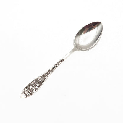 Charles M. Robbins Sterling Silver Antique Art Deco Montana State Coffee Spoon