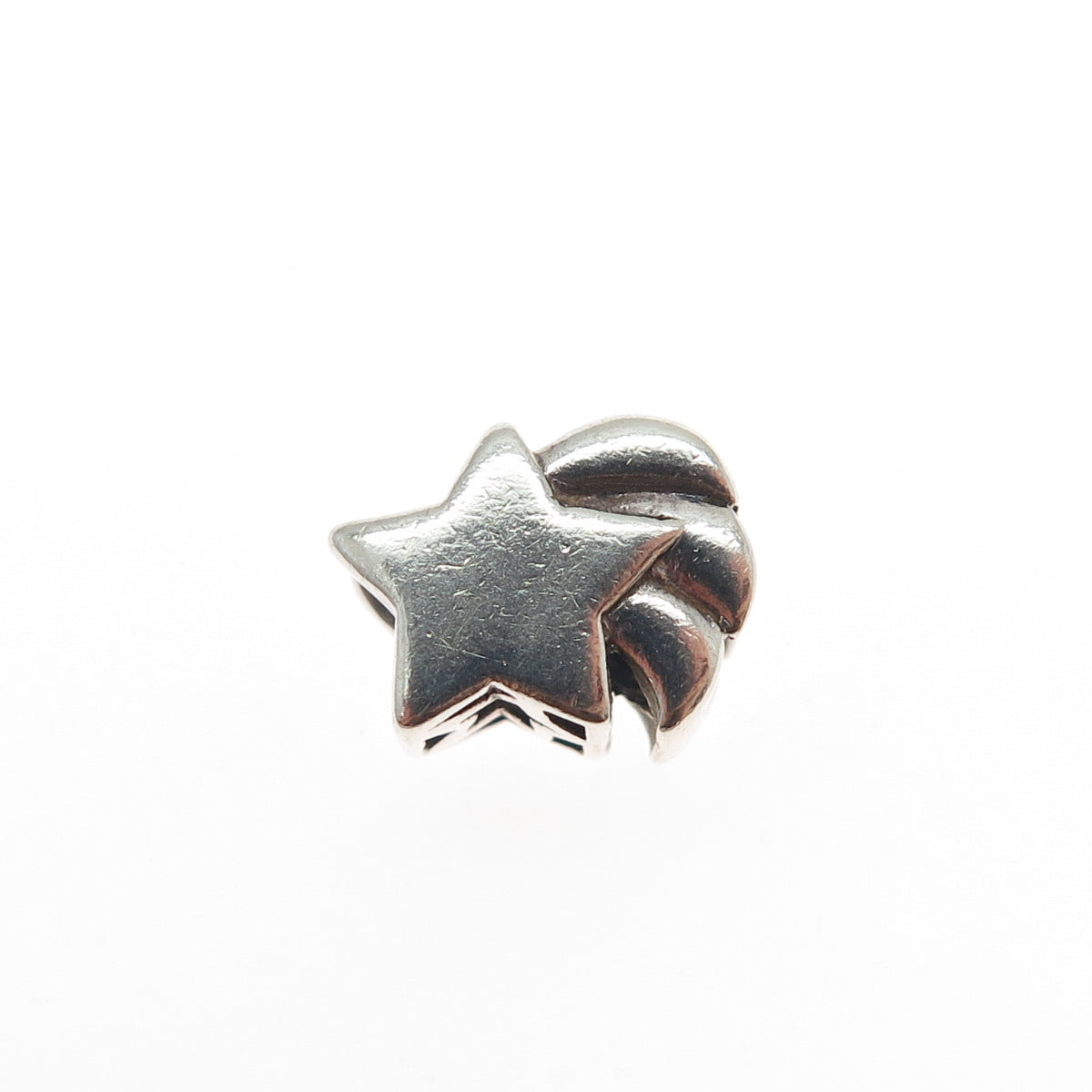 PAGODA PGDA 925 Sterling Silver Vintage Falling Star Bead Charm