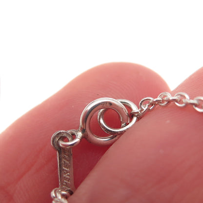 Tiffany & Co. Elsa Peretti 925 Sterling Silver Vintage Cable Chain Necklace 15"