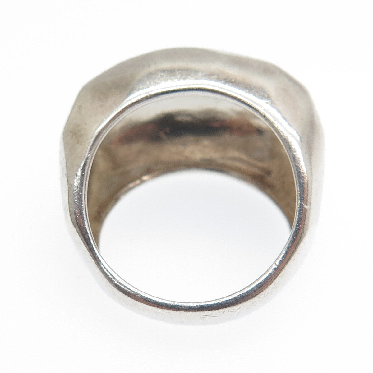 SILPADA 925 Sterling Silver Vintage Hammered Dome Ring Size 7.25