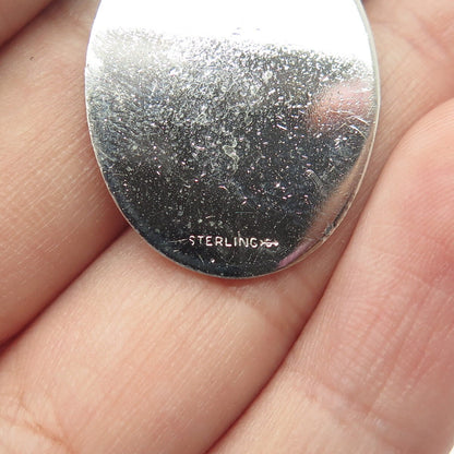 925 Sterling Silver Vintage Griffith & Sons Co "To Mother" Oval Pendant
