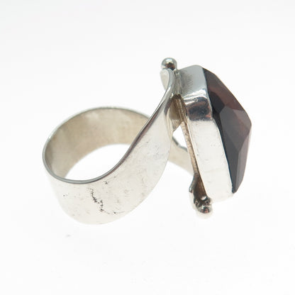 JAY KING DESERT ROSE 925 Sterling Silver Vintage Real Tiger Eye Ring Size 9.25