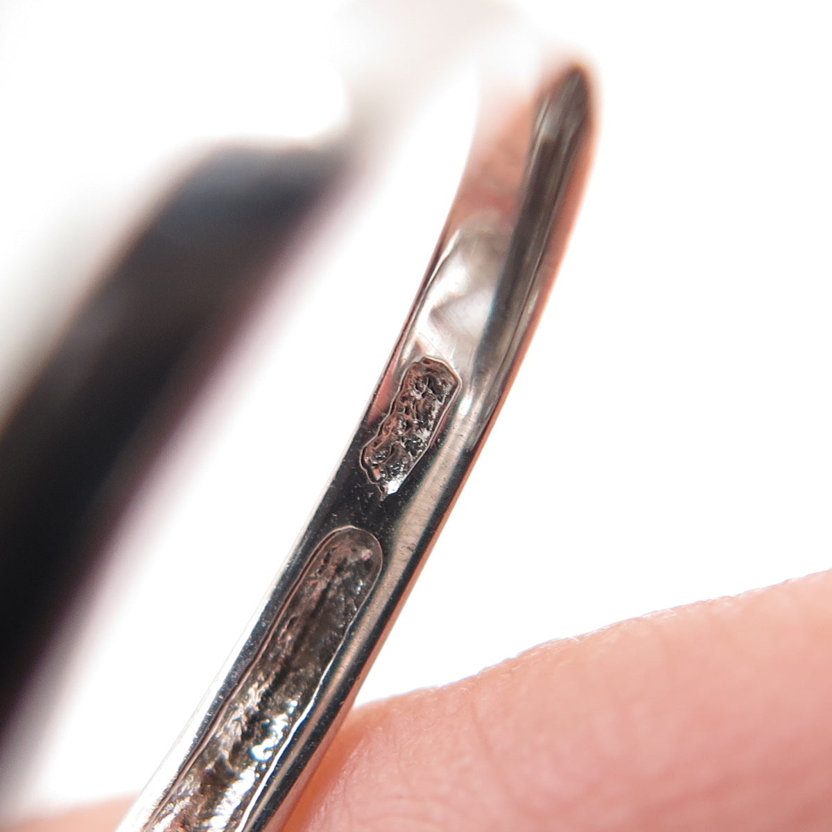 925 Sterling Silver Real Pearl & Round-Cut C Z Modernist Ring Size 7.25