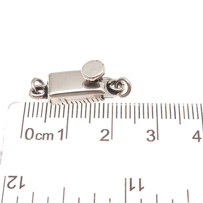 925 Sterling Silver Vintage Mexico Bracelet / Necklace Box Lock Clasp