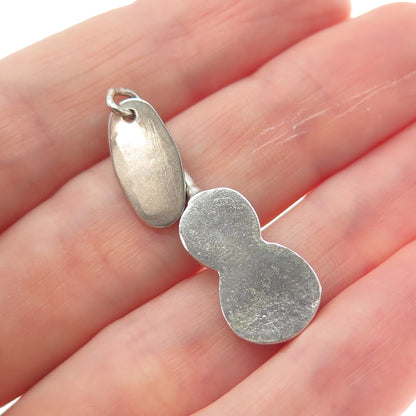 925 Sterling Silver Vintage Country Music Hall of Fame Guitar Charm Pendant