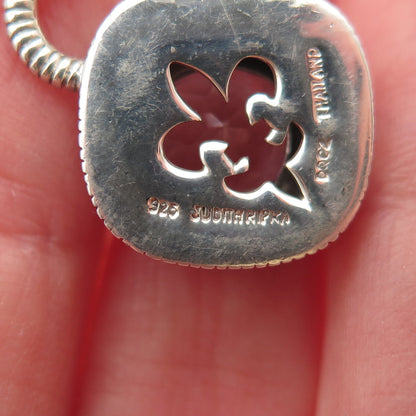 JUDITH RIPKA 925 Sterling Silver Cushion-Cut Blue C Z Jacket Earrings