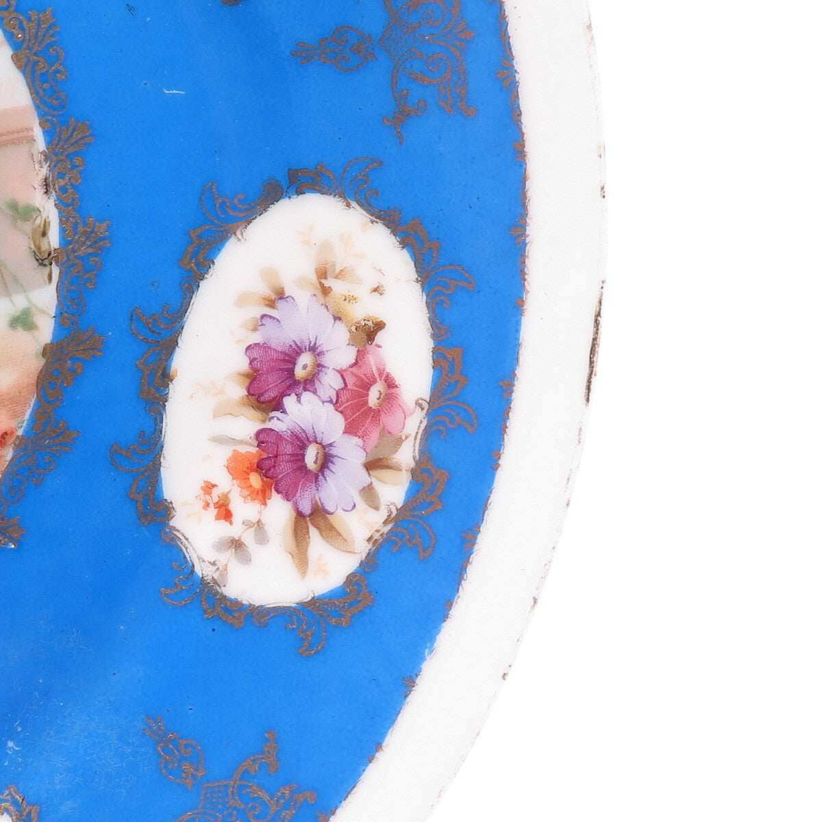 ROYAL VIENNA Antique Austria Romantic Kiss Collectable Porcelain Cabinet Plate