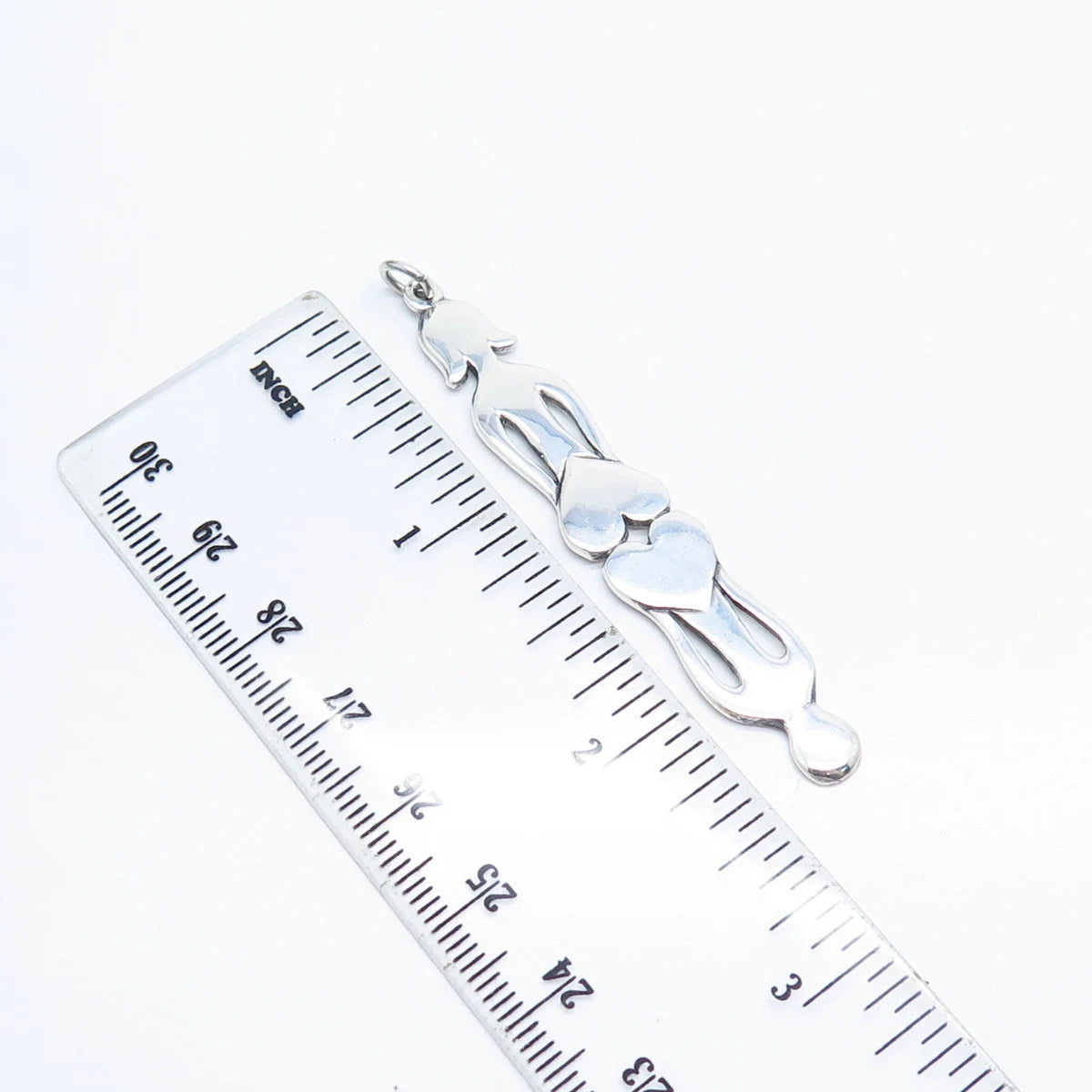 925 Sterling Silver Vintage Girl & Boy Love Pendant