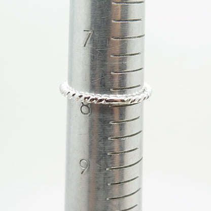 925 Sterling Silver Real Multi-Color Sapphire & White Topaz Teardrop Ring Size 8