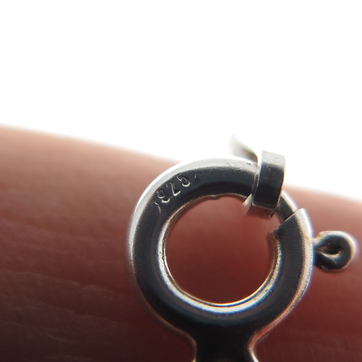 925 Sterling Silver Oval-Cut C Z Dolphin Box Chain Necklace 18"