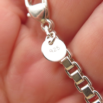 Tiffany & Co. 925 Sterling Silver Vintage Venetian Chain Necklace 18"