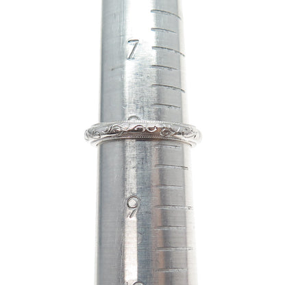 TACORI 925 Sterling Silver Round & Pear-Cut C Z Engagement Ring Size 8.25