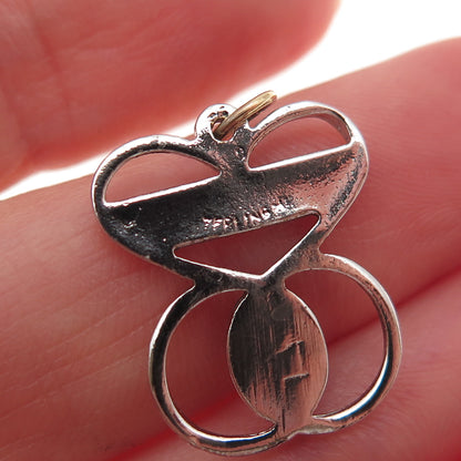 925 Sterling Silver Vintage Worldwide Marriage Encounter Movement Charm Pendant