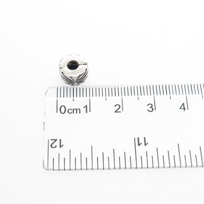 PANDORA 925 Sterling Silver Sunburst Oxidized Clip Charm