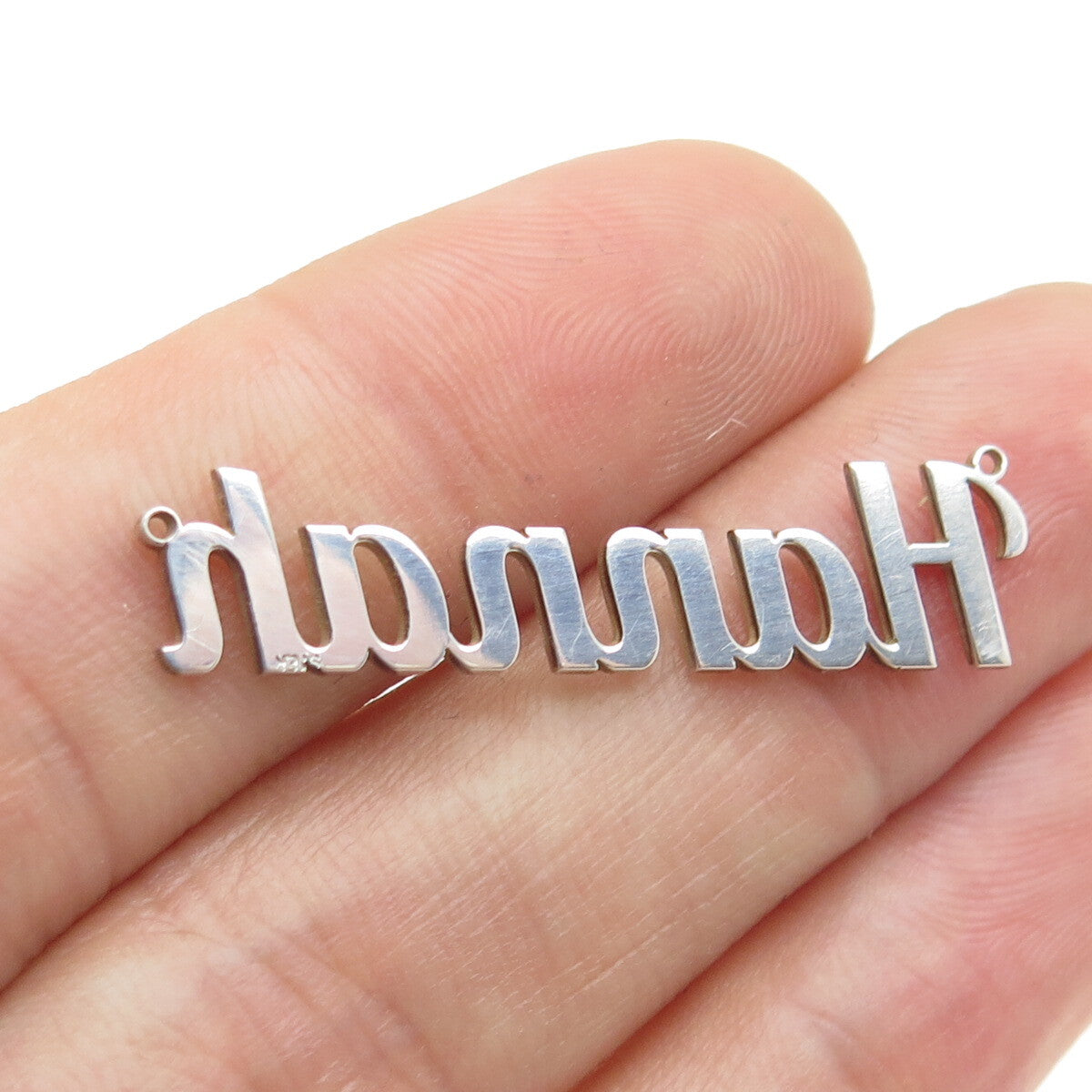 925 Sterling Silver "Hannah" Personalized Centerpiece Pendant