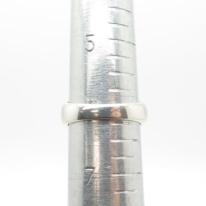 925 Sterling Silver Vintage Textured Ring Size 7.5