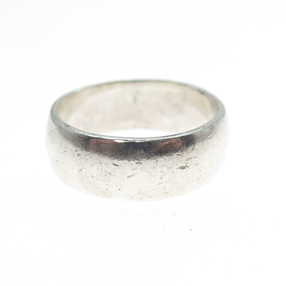 925 Sterling Silver Vintage Wedding Band Ring Size 6.75